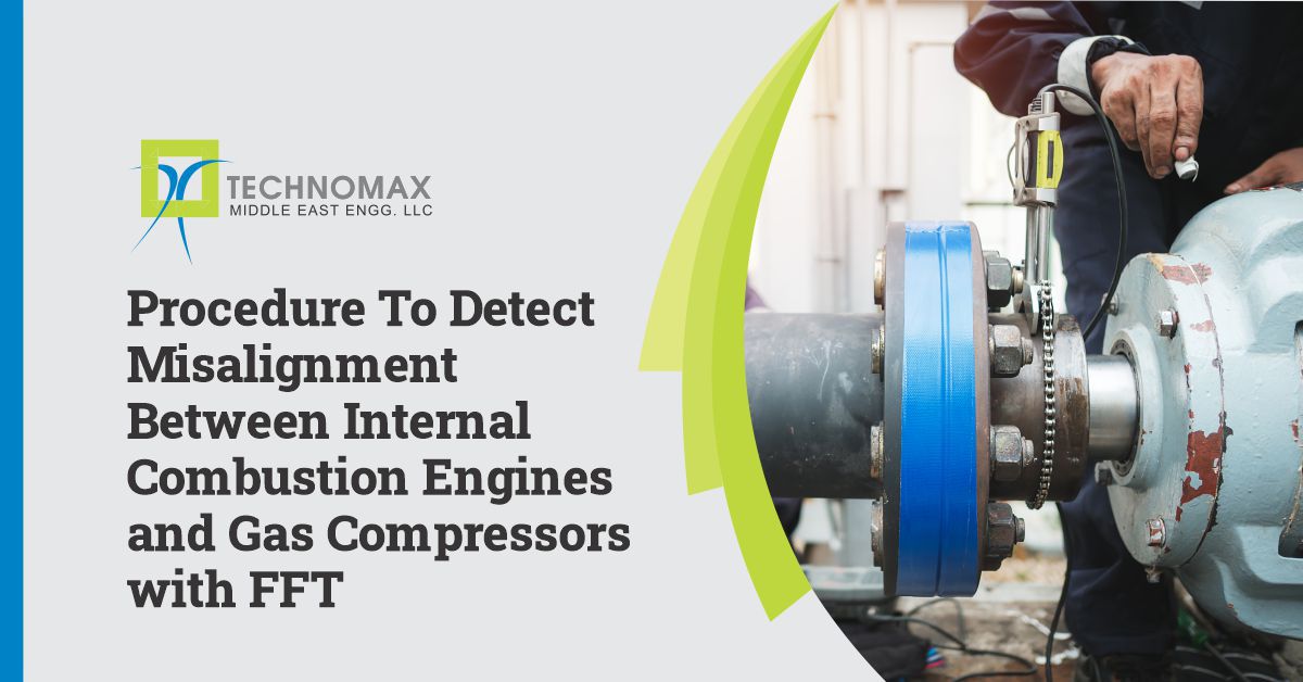 PROCEDURE TO DETECT MISALIGNMENT BETWEEN INTERNAL COMBUSTION ENGINES AND GAS COMPRESSORS WITH FFT