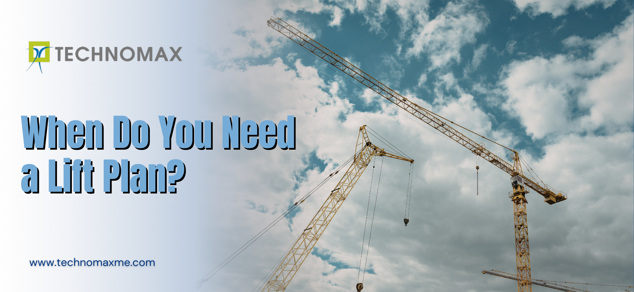 when do you need a lift plan crane